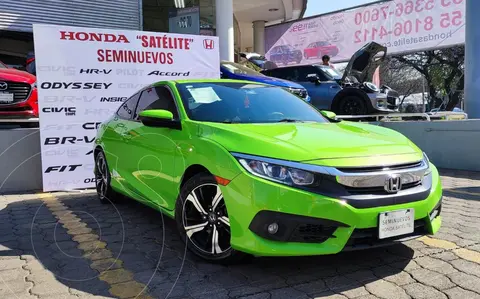 Honda Civic Coupe Turbo Aut usado (2016) color Verde Lima precio $385,000