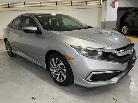 Honda Civic EX usado (2019) color plateado precio $358,000