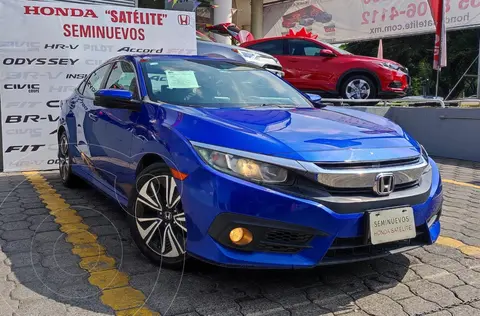 Honda Civic Turbo Plus Aut usado (2016) color Azul precio $286,000