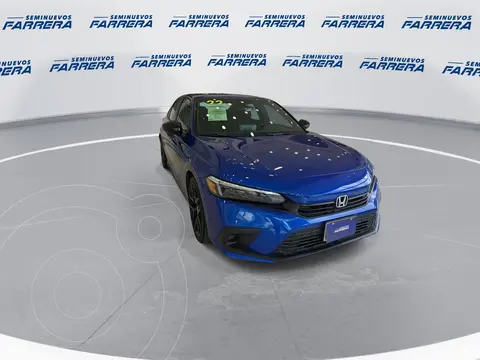 Honda Civic Sport usado (2022) color Azul financiado en mensualidades(enganche $117,925 mensualidades desde $9,781)