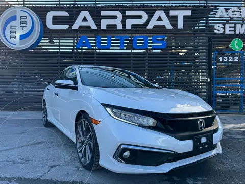 Honda Civic Touring Aut usado (2019) color Blanco financiado en mensualidades(enganche $76,780 mensualidades desde $8,002)