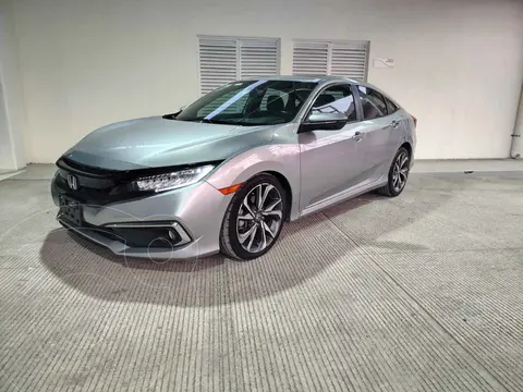 Honda Civic Touring Aut usado (2020) color Gris financiado en mensualidades(enganche $76,680 mensualidades desde $8,140)