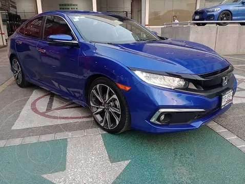 Honda Civic Touring Aut usado (2020) color Azul Acero precio $420,900
