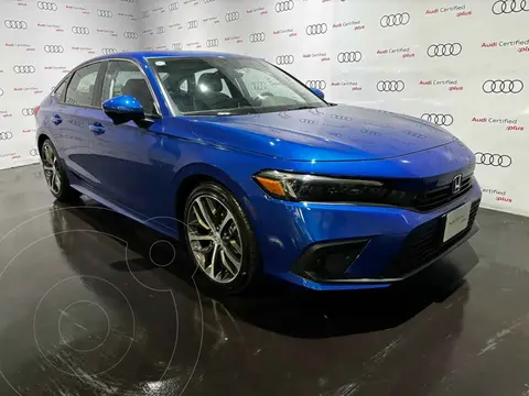 Honda Civic Touring usado (2023) color Azul financiado en mensualidades(enganche $153,750 mensualidades desde $12,812)