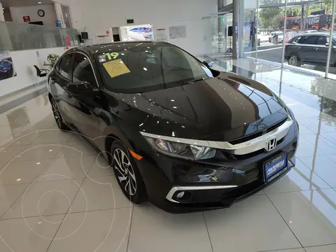 Honda Civic i-Style Aut usado (2019) color Negro financiado en mensualidades(enganche $103,750 mensualidades desde $10,111)
