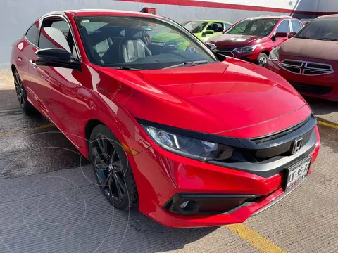 Honda Civic Coupe Turbo Aut usado (2019) color Rojo financiado en mensualidades(enganche $95,000 mensualidades desde $7,006)