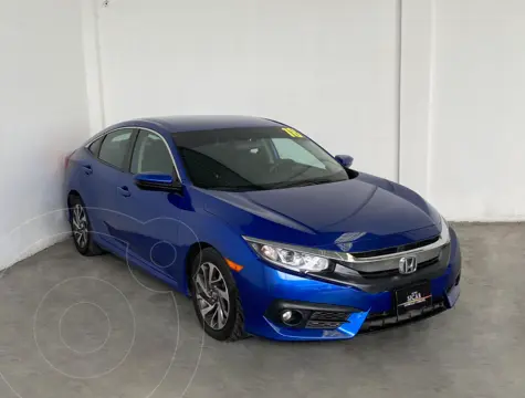 Honda Civic Turbo Plus Aut usado (2018) color Azul precio $299,000