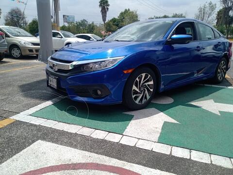 Honda Civic i-Style Aut usado (2018) color Azul financiado en mensualidades(enganche $35,400)