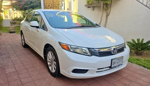 Honda Civic EX 1.8L Aut usado (2012) color Blanco Marfil precio $175,000