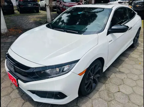 Honda Civic Turbo Plus Aut usado (2020) color Blanco financiado en mensualidades(enganche $107,231 mensualidades desde $9,525)