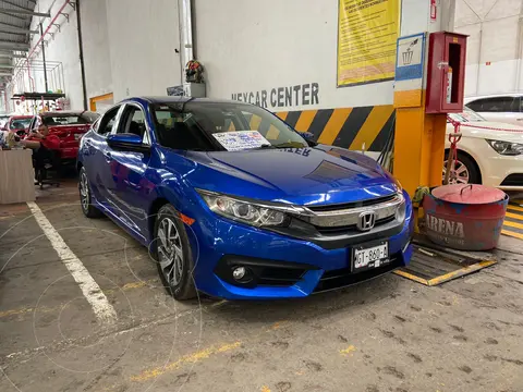 Honda Civic Touring Aut usado (2018) color Azul financiado en mensualidades(enganche $52,000 mensualidades desde $3,500)