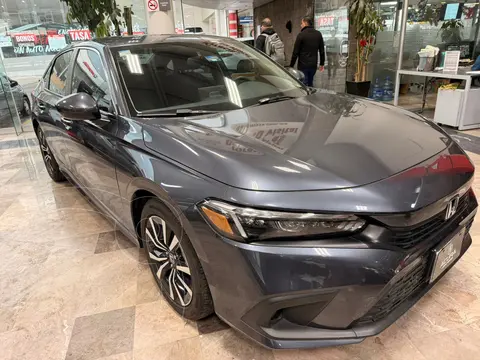 Honda Civic i-Style usado (2023) color Gris financiado en mensualidades(enganche $183,502 mensualidades desde $7,721)