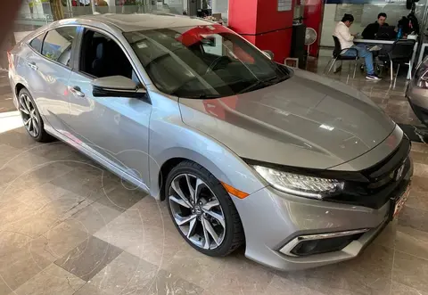 Honda Civic Touring Aut usado (2019) color plateado precio $419,000
