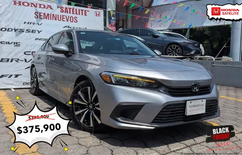 Honda Civic i-Style usado (2022) color plateado precio $385,900