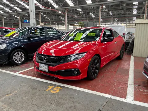 Honda Civic Coupe Sport Plus Aut usado (2020) color Rojo financiado en mensualidades(enganche $17,500 mensualidades desde $16,250)