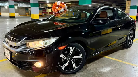 Honda Civic Coupe Turbo Aut usado (2016) color Negro Cristal financiado en mensualidades(enganche $63,000 mensualidades desde $5,600)
