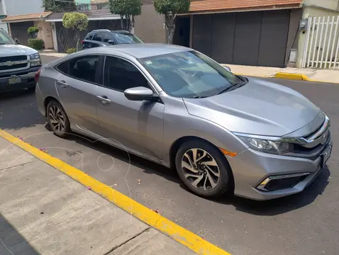 Honda Civic i-Style Aut usado (2019) color Plata Lunar precio $300,000