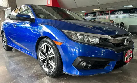Honda Civic Turbo Plus Aut usado (2018) color Azul precio $368,000