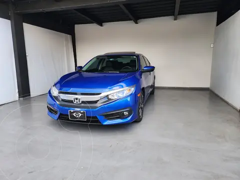 Honda Civic Turbo Plus Aut usado (2017) color Azul precio $365,000