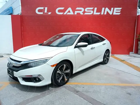 Honda Civic Turbo Plus Aut usado (2018) color Blanco Marfil precio $409,000