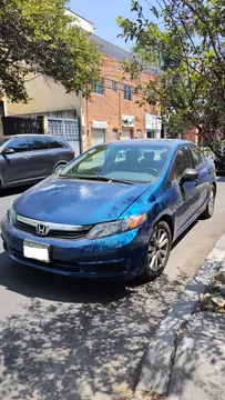 Honda Civic EX 1.8L Aut usado (2012) color Azul precio $155,000