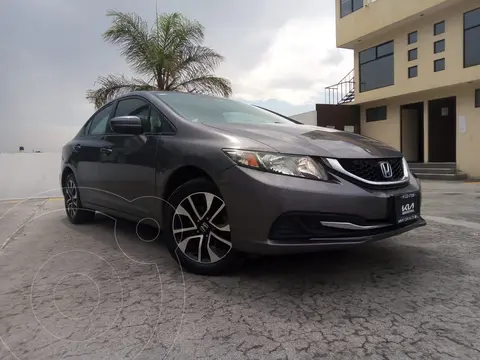 Honda Civic EX 1.8L usado (2014) color Gris Oscuro precio $199,800