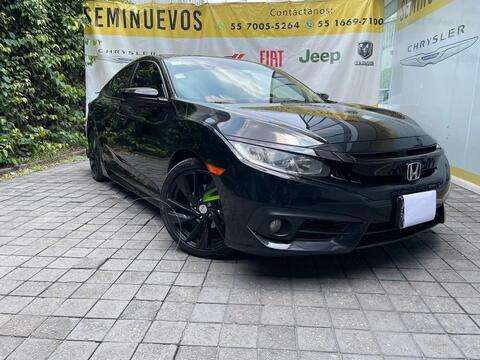 Honda Civic Turbo Plus Aut usado (2018) color Negro precio $350,000