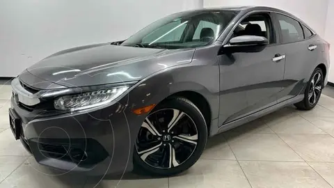 Honda Civic Touring Aut usado (2018) color Gris financiado en mensualidades(enganche $98,750 mensualidades desde $5,826)