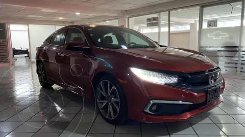 Honda Civic Touring Aut usado (2019) color Rojo Cobrizo financiado en mensualidades(enganche $73,000 mensualidades desde $7,057)