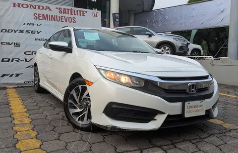Honda Civic EX Aut usado (2016) color Blanco precio $259,900