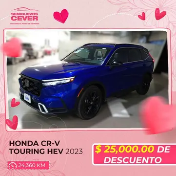 Honda CR-V HEV Touring usado (2023) color Azul precio $749,900
