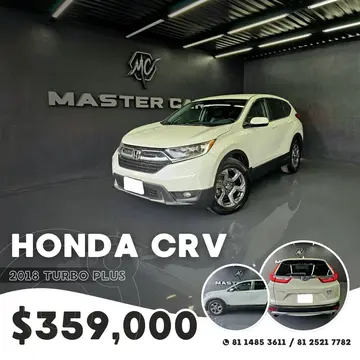 Honda CR-V Turbo Plus usado (2018) color Blanco precio $359,000