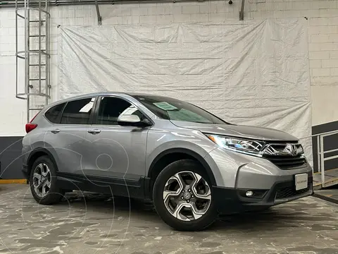 Honda CR-V Turbo Plus usado (2019) color plateado precio $370,000