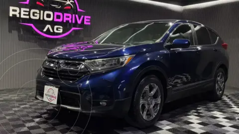 Honda CR-V Turbo Plus usado (2018) color Azul financiado en mensualidades(enganche $119,619 mensualidades desde $9,514)