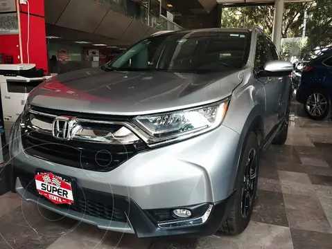 Honda CR-V Touring usado (2018) color plateado precio $459,000