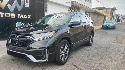 Honda CR-V Turbo Plus usado (2021) color Negro financiado en mensualidades(enganche $190,000 mensualidades desde $10,500)