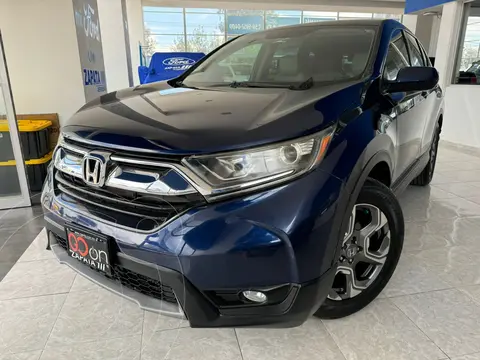 Honda CR-V Turbo Plus usado (2017) color Azul Marino precio $309,000