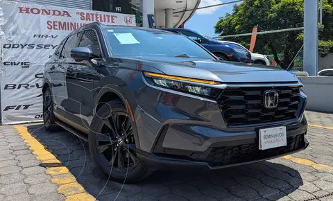 Honda CR-V Touring usado (2023) color Gris financiado en mensualidades(enganche $294,000 mensualidades desde $12,927)