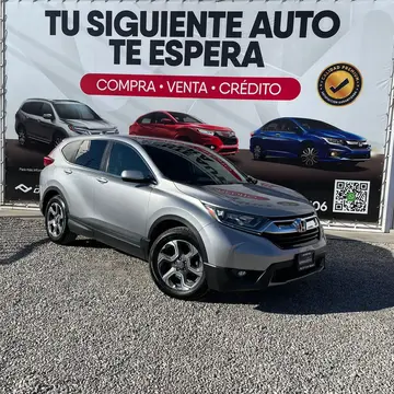 Honda CR-V Turbo Plus usado (2019) color Plata Lunar precio $334,900