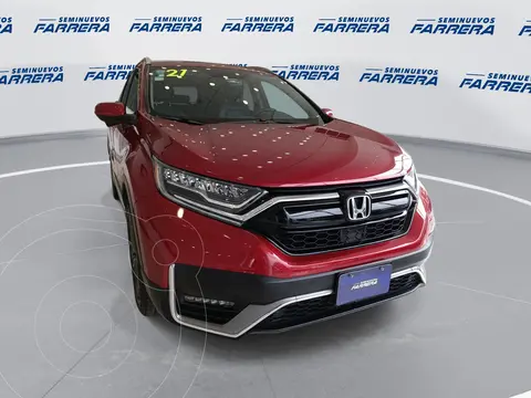 Honda CR-V Touring usado (2021) color Rojo financiado en mensualidades(enganche $145,485 mensualidades desde $12,067)