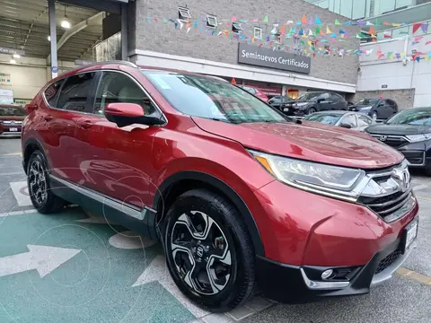 Honda CR-V Touring usado (2018) color Rojo Cobrizo financiado en mensualidades(enganche $144,105 mensualidades desde $7,747)