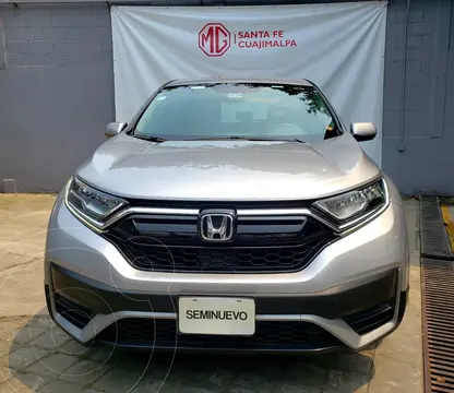 Honda CR-V Turbo usado (2021) color plateado precio $405,000
