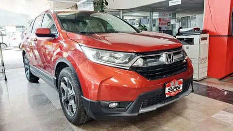 Honda CR-V Turbo Plus usado (2018) color Rojo Cobrizo precio $359,000