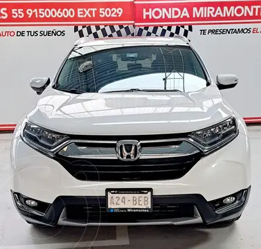 Honda CR-V Touring usado (2019) color Blanco financiado en mensualidades(enganche $124,750 mensualidades desde $11,573)