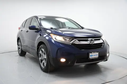 Honda CR-V Turbo Plus usado (2018) color Azul financiado en mensualidades(enganche $89,820 mensualidades desde $7,066)