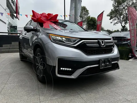 Honda CR-V Touring usado (2020) color plateado precio $415,000