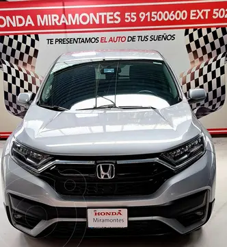 Honda CR-V Turbo Plus usado (2020) color Plata financiado en mensualidades(enganche $106,000 mensualidades desde $8,600)