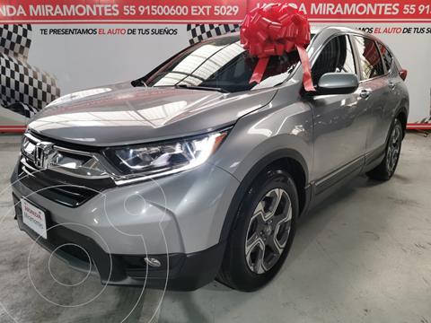 Honda CR-V Turbo Plus usado (2019) color Plata Diamante financiado en mensualidades(enganche $125,000)
