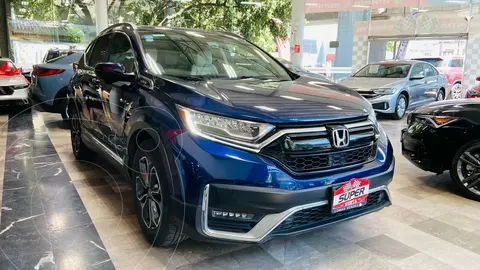 Honda CR-V Touring usado (2021) color Azul financiado en mensualidades(enganche $199,160 mensualidades desde $10,706)