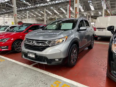 Honda CR-V Turbo Plus usado (2017) color Gris financiado en mensualidades(enganche $70,000 mensualidades desde $3,700)